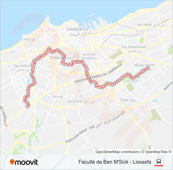 97B Bus Line Map