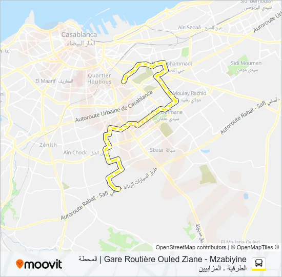 39 Bus Line Map
