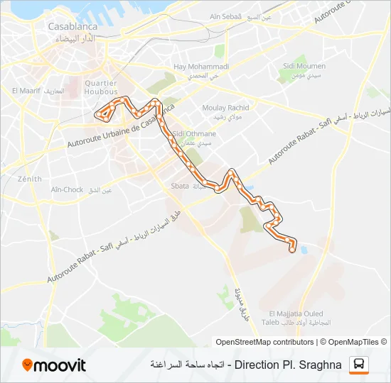 604 Bus Line Map