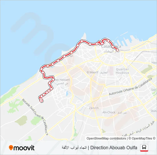 5 Bus Line Map