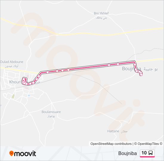 10 bus Line Map