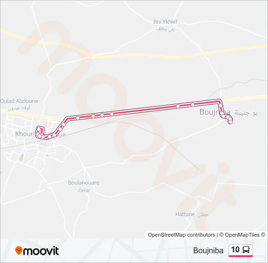 10 Bus Line Map