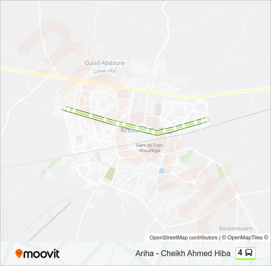 4 Bus Line Map