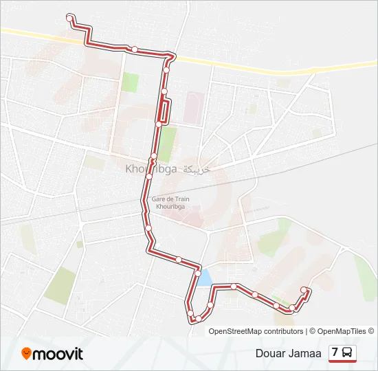 7 Bus Line Map