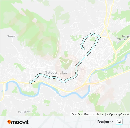 1 Bus Line Map