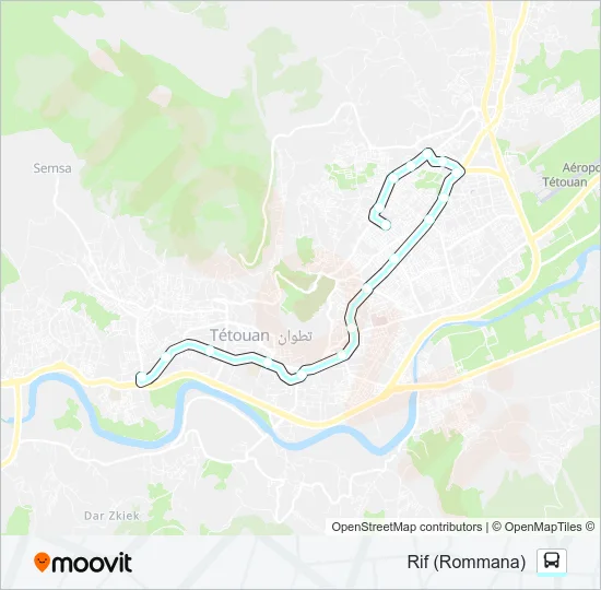 1 Bus Line Map
