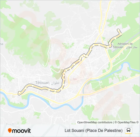2 Bus Line Map