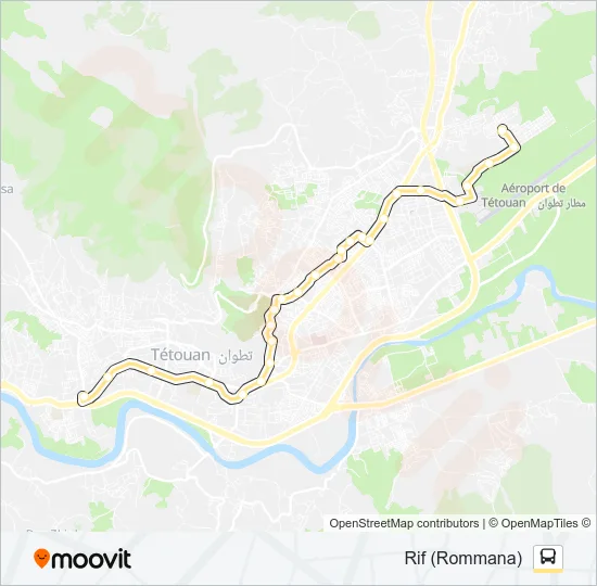 2 Bus Line Map