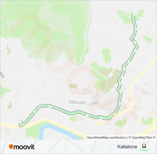 3 Bus Line Map