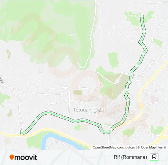 3 Bus Line Map
