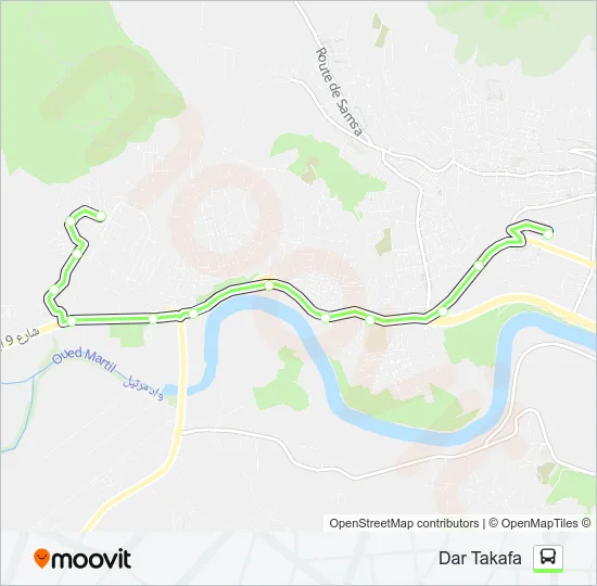 5 Bus Line Map