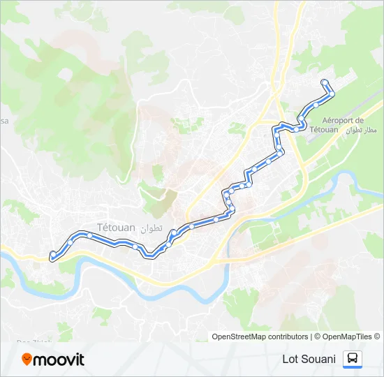 7 Bus Line Map