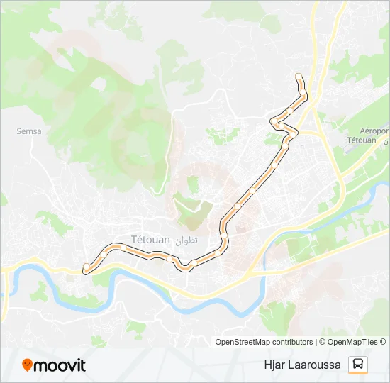 8 Bus Line Map