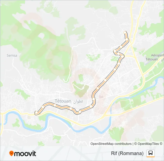 8 Bus Line Map