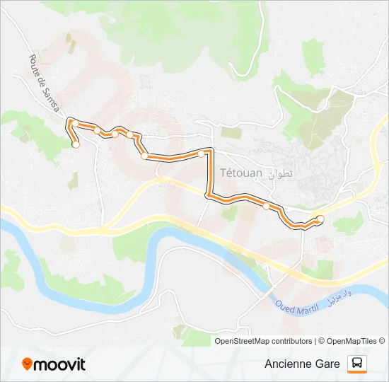 12 Bus Line Map