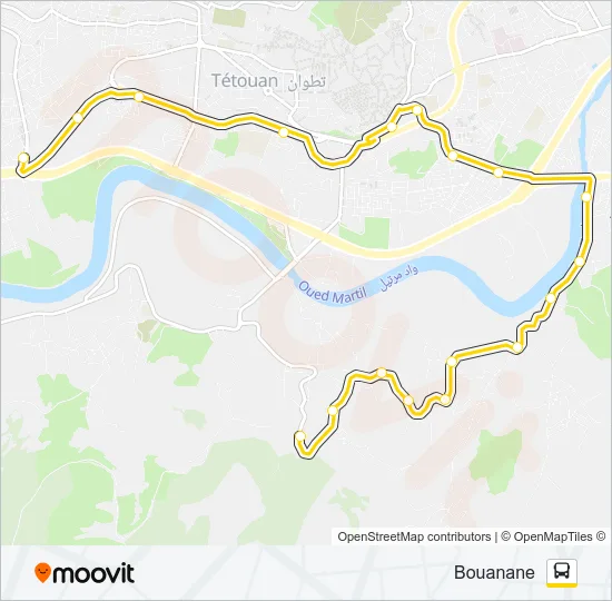13 Bus Line Map