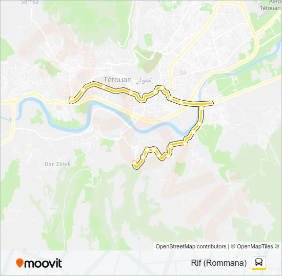 13 Bus Line Map