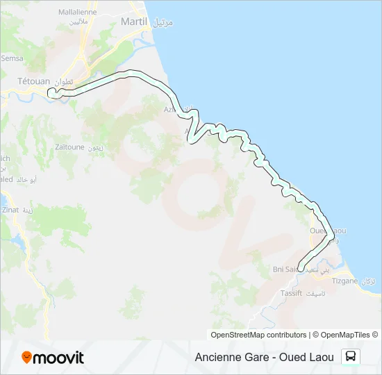 21 Bus Line Map