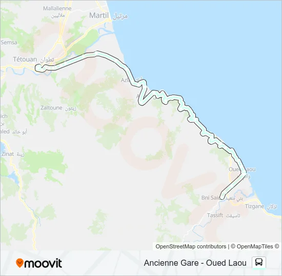 21 Bus Line Map