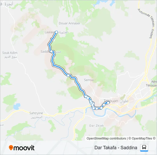 25 Bus Line Map