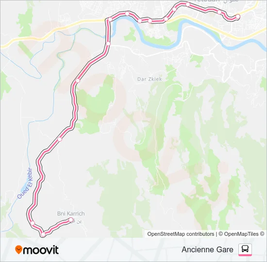 27 Bus Line Map