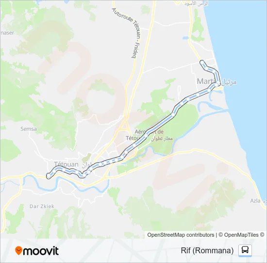 36 Bus Line Map