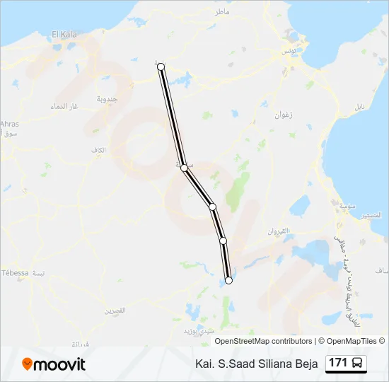 171 Bus Line Map
