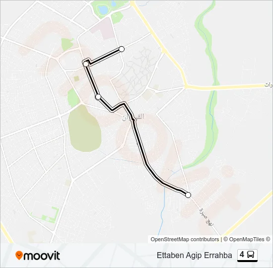 4 Bus Line Map