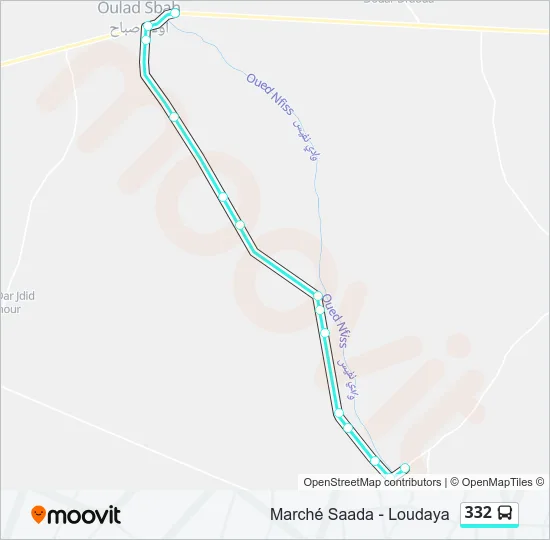 332 Bus Line Map