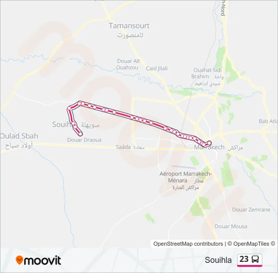 23 Bus Line Map