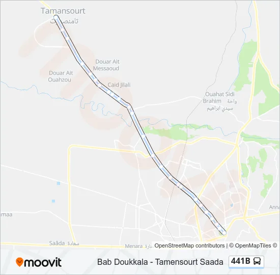 441B Bus Line Map