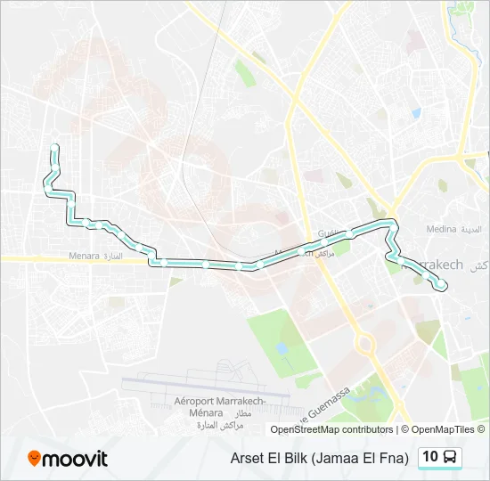 10 Bus Line Map