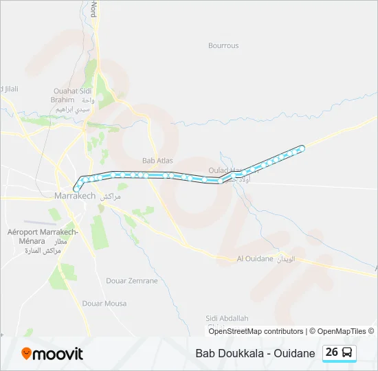 26 Bus Line Map
