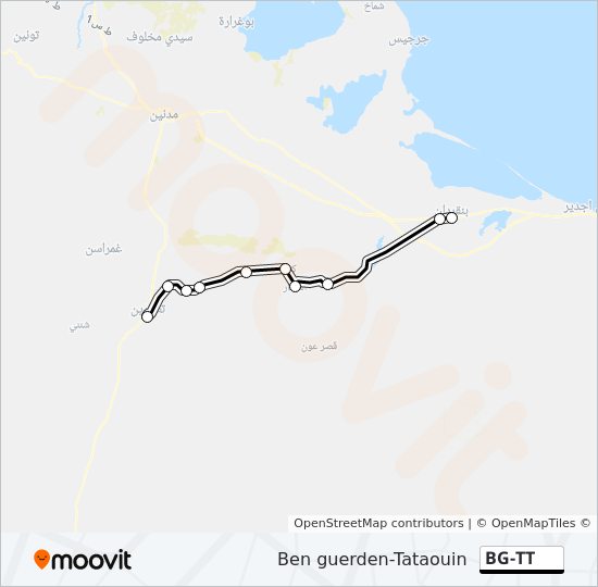 BG-TT bus Line Map