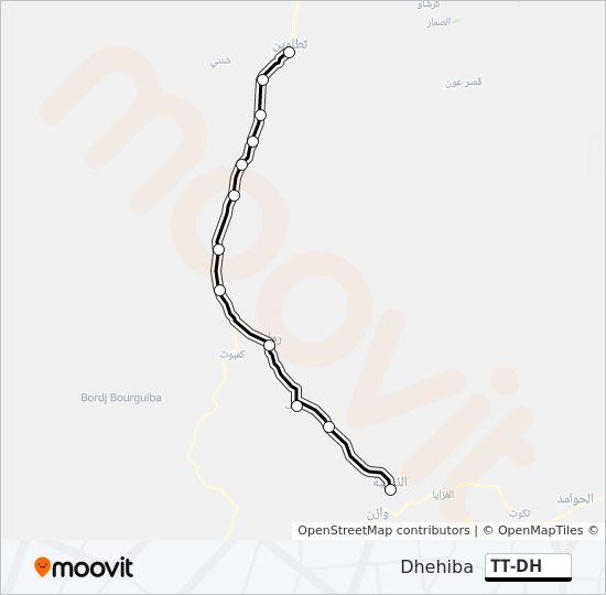 TT-DH bus Line Map