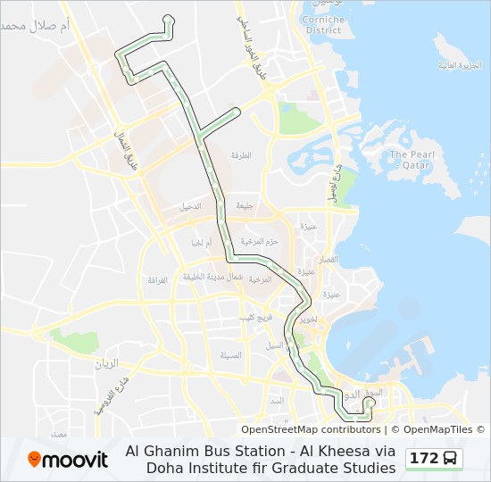 Al Kheesa Qatar Map 172 Route: Schedules, Stops & Maps - Al Kheesa (Updated)