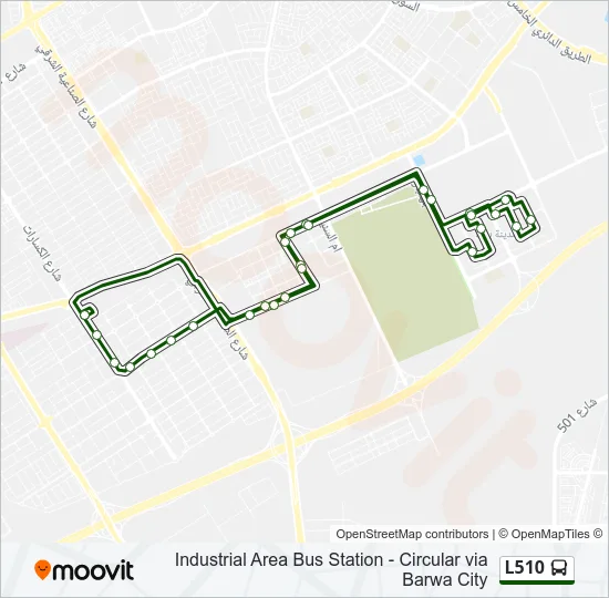 L510 Bus Line Map