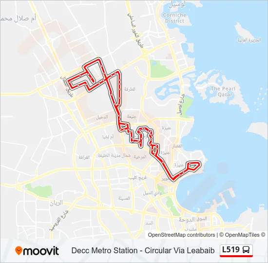 L519 Bus Line Map