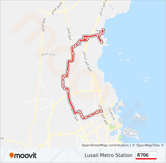 r706 Route: Schedules, Stops & Maps - Lusail Metro Station (Updated)