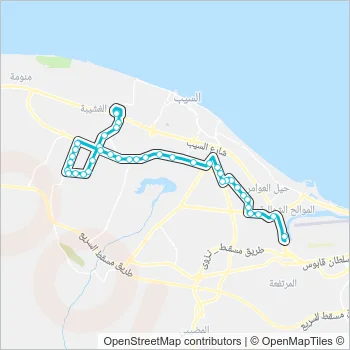 7 Bus Line Map