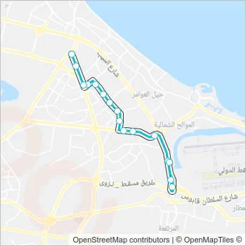 7 Bus Line Map
