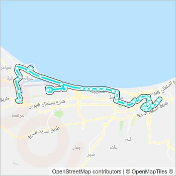 8 Bus Line Map