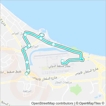 8 Bus Line Map