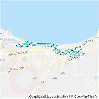 8 Bus Line Map