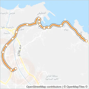 4 Bus Line Map