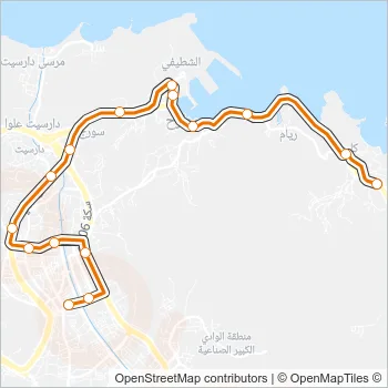 4 Bus Line Map