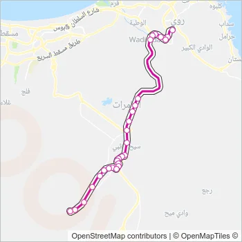 5 Bus Line Map
