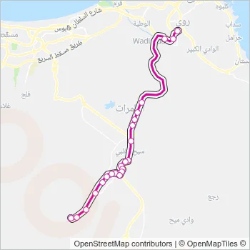 5 Bus Line Map