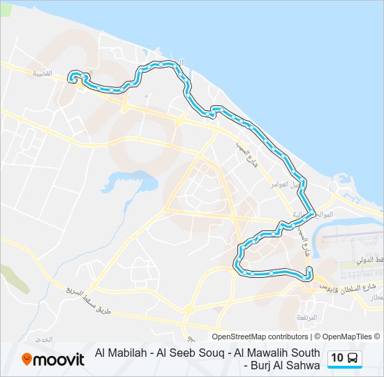 10 Bus Line Map