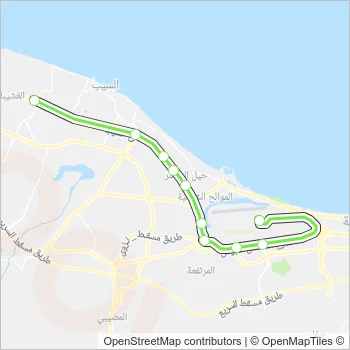 A1 Bus Line Map